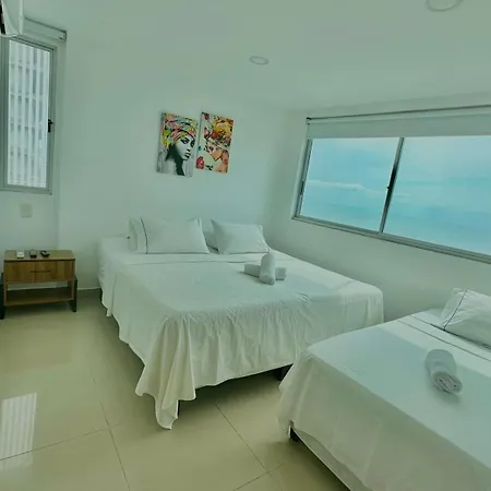 Apto En Bocagrande Con Vista Al Mas Piso 22 Apartamento