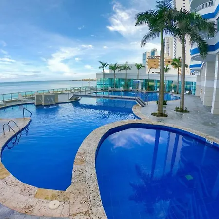 Apartamento Apto En Bocagrande Con Vista Al Mas Piso 22 *