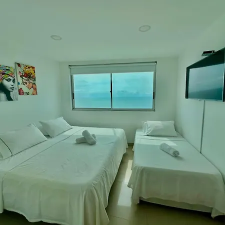 Apto En Bocagrande Con Vista Al Mas Piso 22 Cartagena