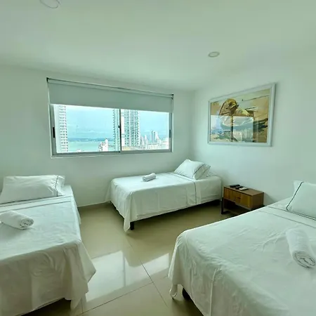 Apto En Bocagrande Con Vista Al Mas Piso 22 Apartamento Cartagena