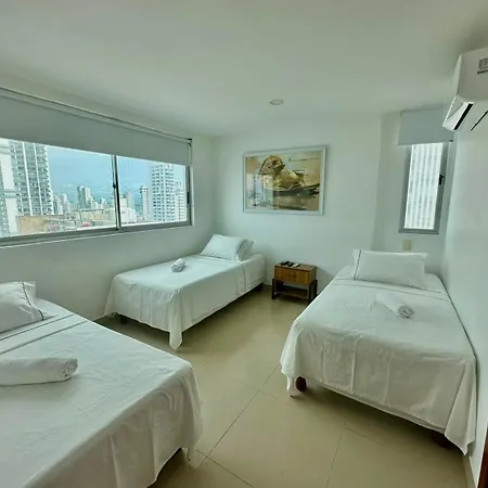 Apto En Bocagrande Con Vista Al Mas Piso 22 Apartamento Cartagena